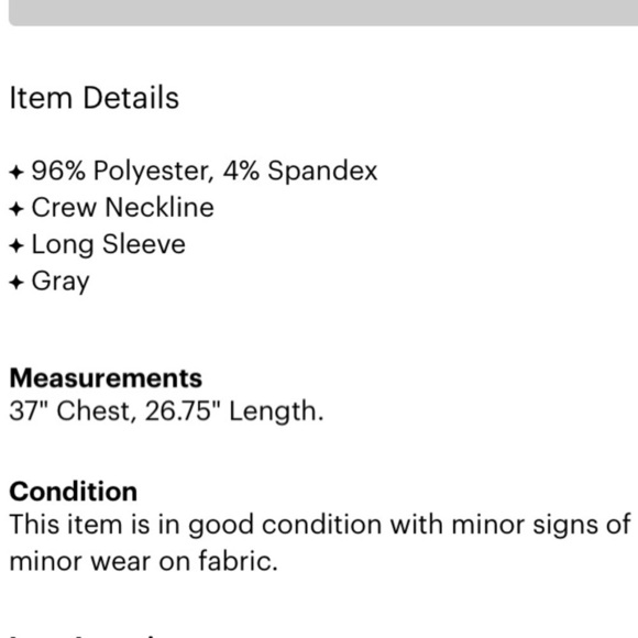 Yellow star print gray pullover sweater long sleeve women’s large pullover - Picture 4 of 5